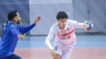 الزمالك يتعادل مع البنك الأهلي في دوري اليد